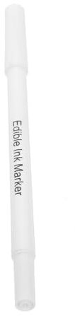 VINTORKY Edible Pigment Cake Decorating Pen, White Plastic Drawing Biscuits Marker, Food-Safe DIY Baking Tool for Fondant Cakes and Cookies