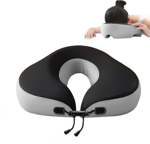 YGMXZL Almohada ajustable de recuperación facial para cirugía ocular y vitrectomía, cojín facial ergonómico para recuperación postoperatoria y uso de spa de belleza (gris)