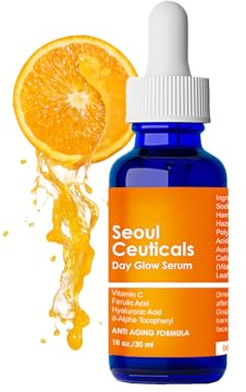 ​​Korean Skin Care 20% Vitamin C Serum for Face - Anti Aging & Dark Spot Correcting Glow Serum with Hyaluronic Acid, Vit E - Hydrating Face Serum for Women - Reduce Wrinkles, Acne & Pores - 30ml​