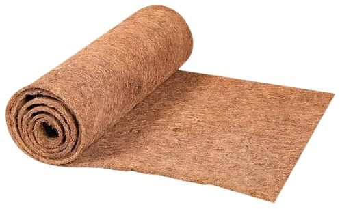 Flewdart 30x300 cm kokosmatte Rolle 100% Natur, kokosfaser Matte rollenware Reptil für Reptilien Kaninchen Terrarium Schlangen Schildkröten Eidechsen Insekten Pflanzen(30x300 cm)