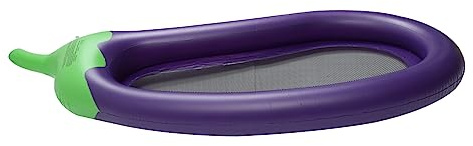BESPORTBLE Materassino Gonfiabile Forma Melanzana per Piscina Letto Galleggiante Resistente Spesso Strappo e Uv per Relax