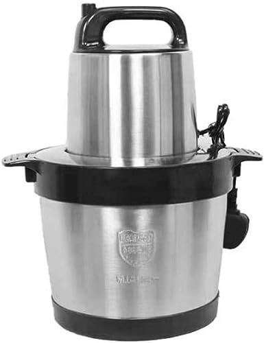 Mini tritacarne, frullatore per carne commerciale da 1000 W, tritacarne elettrico da cucina - ciotola in acciaio inossidabile da 6 litri, per verdure, noci, cipolle, carne