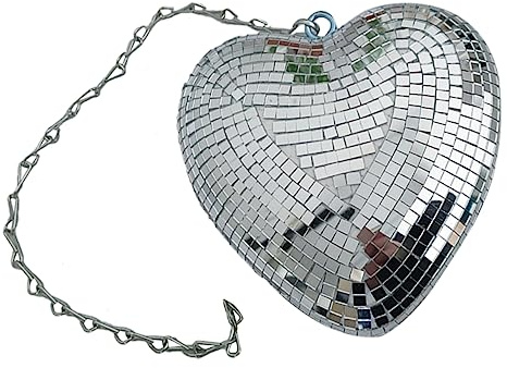 Ciieeo Specchio Palla da Discoteca Appendibile Palla Decorativa Specchio Accessorio per Feste