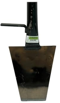 Valoak Vanga a Taglio – Attrezzo Agricolo per Smuovere e Rivoltare il Terreno | Lama in Acciaio da 22x19x10 cm ed Altezza Totale 36 cm | Made in Italy