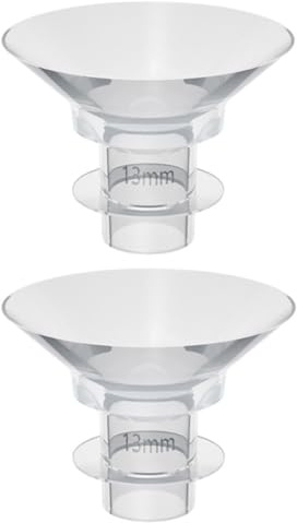 Générique Inserts Bouillante pour de Bride 2 Pièces Lavables Silicone 13mm, Réutilisables et Stérilisables à L'eau Accessoires Portatif Tire-lait Électrique D'allaitement
