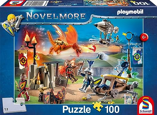 Novelmore, Der Turnierplatz, 100 Teile: Kinderpuzzle Playmobil