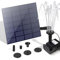 Solar Fountain Pump, Solar Water Pump Floating, Solar Powered Water Features for Garden, Solar Water Fountain Floating Solar Pond Pump for Bird Bath, Pool, Patio, Pond and Fish Tank