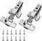Cabinet Hinges,2 Pack Kitchen Cupboard Hinge,Kitchen Door Cupboard Concealed Hinge,Embedded Furniture Hinges Full Overlay for Bathroom Bedroom Dining Room