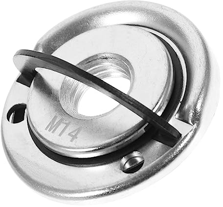 SEWOART Angle Grinder Locking Nut 14mm Silver Steel Replacement Part with Good Heat Dissipation and Improved Performance for Jewelry Crafts and Processing