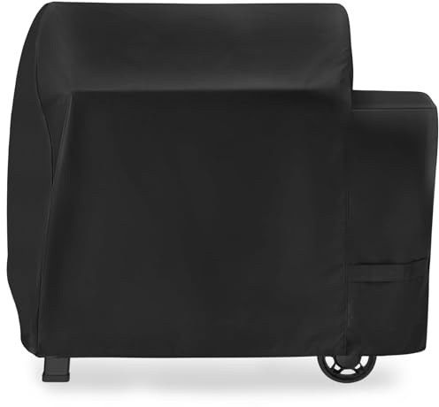 Grill Cover for Weber Searwood XL 600 Pellet Smoker Replacement Parts 3400146 Heavy-Duty 600D Outdoor Waterproof BBQ Grilling Accessory