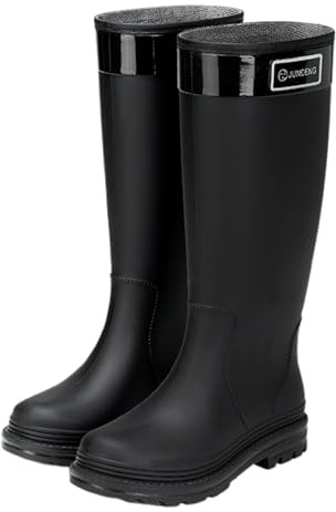 Générique Bottes de Pluie Femme - Jardin Caoutchouc Boots Pluie Élégantes Extérieure Bottes | Antidérapante Imperméable Confortables Bottine