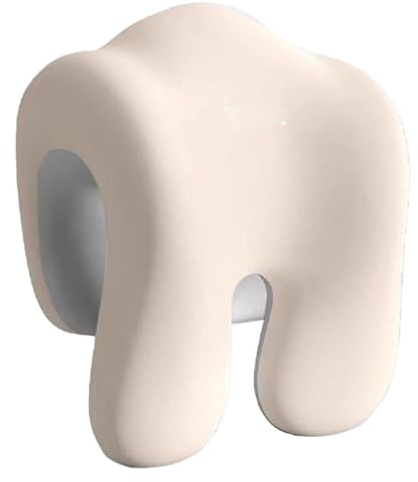 Générique Appui Tete Fauteuil, Coussin de Nuque en Mousse à Mémoire de Forme, Oreiller Ergonomique pour Chaises de Bureau, Ergonomique, Confortable, Polyvalent, pour Le Bureau et Les Voyages (Blanc)