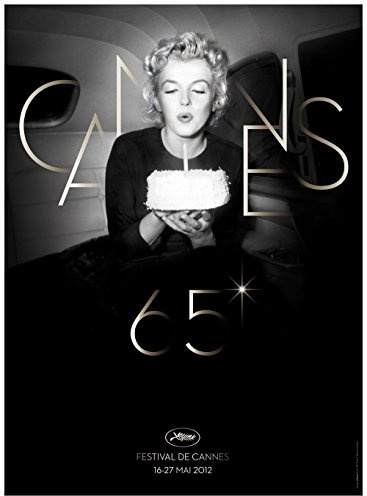 Herbé Offizielles Poster des Cannes Festival 2012 Kino Marilyn Monroe 60 x 80 cm gerollt