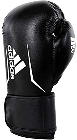 adidas Erwachsene Boxhandschuhe adidas Speed 100 - schwarz/weiß 14 oz; adSBG100, schwarz/ weiß, 14 oz, adiSBG100
