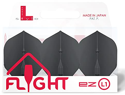 L-Style - L-Flights - EZ - Standard Dart-flyg (svart)