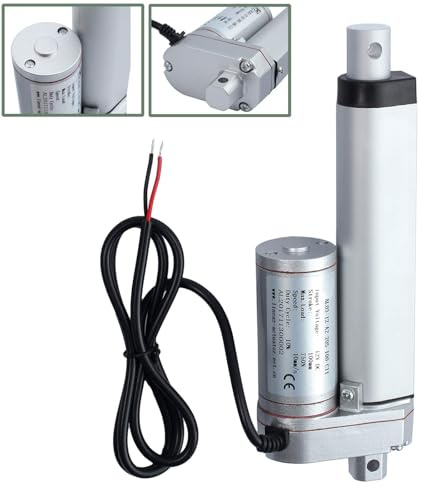 EYPINS Actionneur Linéaire 750N 100mm 12V IP54 - Verin Électrique Silencieux pour Mobilier Médical Lit Canapé Fauteuil - Contrôle de Mouvement Pousser/Tirer
