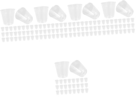 INOOMP Lot De 5 Pots De Fleurs Dorchidées Pots De Pépinière en Plastique Robuste pour Plantes De Petite Et Moyenne Taille 50 Pièces X 5