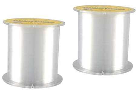 Supvox 2stücke Sea Fishing Line Unsichtbare Nylon Angelschnur Mit Hoher Zugkraft Transparent Für Langstreckenangeln Und Wettbewerbe