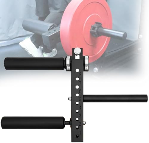 Beinstrecker- und Curl-Maschine im Sitzen für das Training der Beinmuskulatur, verstellbarer Beinstrecker-Aufsatz, Fitnessgerät zum Beinstrecken für Hantelscheiben mit 2,5 cm Durchmesser,2.6cm