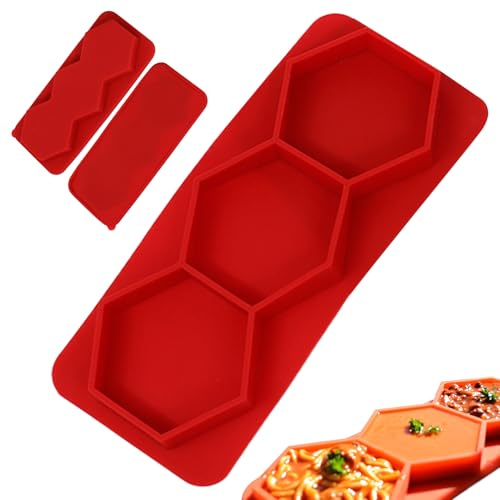 Kezvmhy Burger Patties Mold, Burger Shaper Mold | Burger Putty Maker Mold Silicone Burger Press Putty Maker 3 Cavities - Cooking Tools Non-Stick Hamburger Putty Storage Container for Sausage, Beef