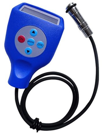 Vituord Schichtdickenmessgerät, Lackdickenmessgerät Für Autooberflächen, Mit Automatikfunktion, Externe Fe/NF-Sonde 0-1250 Μm, LCD-Display, Für Auto-Eisen-Aluminium-Basismetall