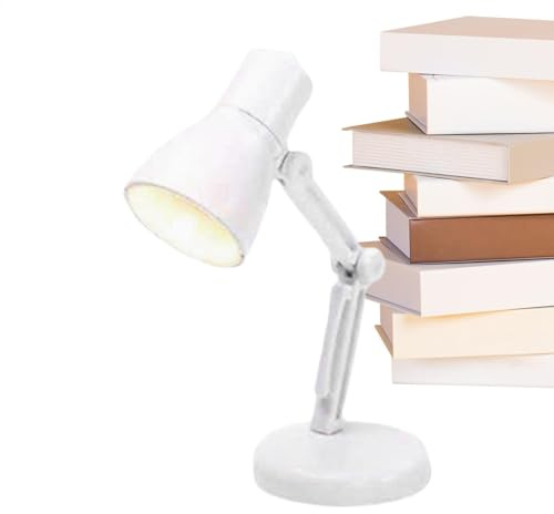 Riaisttd Portable Desktop Lamp, Battery Powered Tiny Reading Light, Eye-Caring Touch Table Lamp, Stylish Home Decoration for Living Room, Bedroom, and Study, Compact LED Desk Lamp for Small Spaces