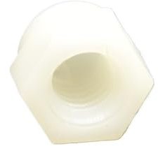 10-30PCS M3 M4 M5 M6 M8 M10 M12 Weiß Schwarz Nylon Hut Muttern Dekorative Abdeckung Halbkreis hutmutter DIN1587(White,M4-30pcs)