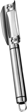 GRIRIW Pelapatate in Acciaio Resistente per Frutta e Ortaggi Utensile da Cucina Manico Ergonomico Sbucciatore Multifunzionale