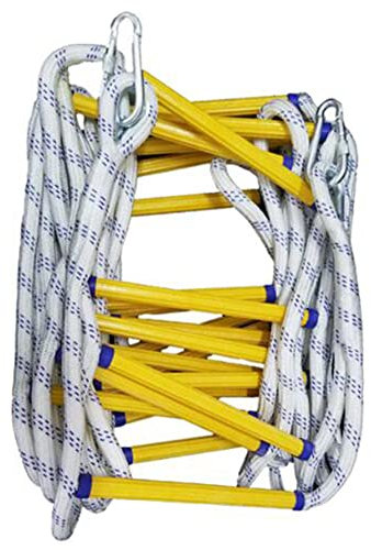 JYHHGDS Fluchtleiter 2/3/4/5-stöckige Strickleiter Feuerleiter Not-Feuerleitern Schnell einsetzbar und einfach zu bedienen Kompaktes Leichtgewicht/12M/39Ft