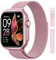 RUXINGX Reloj Inteligente Mujer con Batería 1000mAh, Autonomía Ultra-Larga 100 Días, 1.83 Smartwatch Llamadas 24H Pulsómetro/SpO2/Sueño, 120+ Modos Deportivo Podómetro Calorías IP68 iOS Android Rosa