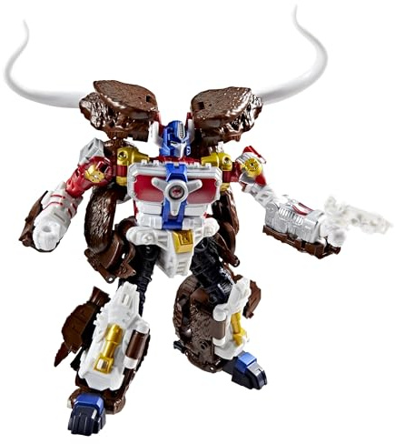 Transformers Age of the Primes Maximal Big Convoy, omvandlingsbar Leader Class-actionfigur på 16,5 cm, robotleksaker för barn från 8 år