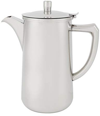 CHEOTIME Tazza d'Acqua 2l, Elegante bollitore in Acciaio Inossidabile con Coperchio Push ergonomico e beccuccio Anti-Spoil, bollitore per Latte, Succo, caffè, tè e zuppe