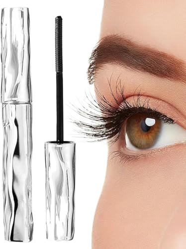 Iron Wand Mascara –2026 New Telescopic Tubing Mascara, Liquid Lash Extensions Effect, Waterproof & Long-Lasting, No Flaking, No Clumping, 3D Curling Wand for Bold, Defined Lashes (1PCS)