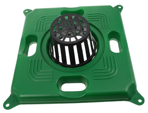 UKCOCO Jardinière Hydroponique Flottante Carrée pour Jardin Aquatique Extérieur, Pot Solide Résistant aux Intempéries, Île Modulaire à Assembler pour Plantation Aquaponique sur Plans