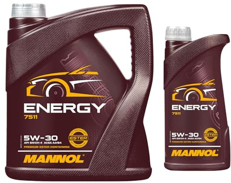 5 Liter Original MANNOL Motoröl Energy 5W-30 API SL Engine Oil Öl