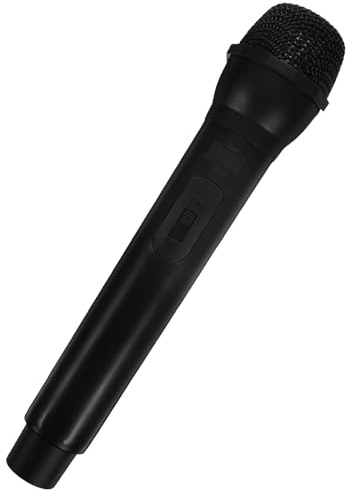 GARIOUANS Faux Microphone en Plastique Léger et Compact, Accessoire de Microphone Créatif pour Tout-Petits, Modèle Simulé sans Son, pour Jeu de Rôle, Spectacle et Cosplay, Accessoire