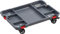 Connex Cox566204 Base de roulettes 4 roulettes pivotantes avec deux freins de stationnement Capacité de charge 150 kg Compatible avec tous les systèmes Connex En plastique Aide au transport