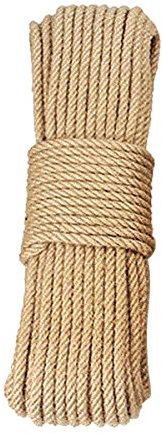 TuToy 3M/10M/20M/50 M Kaki Juta Corda Per Decorazioni Giardino Matrimoni Acqua Tubo Scala Corrimano Vaso - 20M