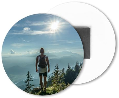 ORWO – Fotomagnet selbst gestalten | robuste Magnete mit Foto in Herz-, Quadrat- oder Kreisform | personalisierter Kühlschrankmagnet | vollflächig Bedruckt | individuelles Fotogeschenk