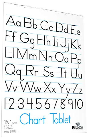 Flipside Products 24 x 32 Spiral lined Tablet, Ruled, Presentations, Flipchart Paper, 25 Sheets, 1 1/2 Inch Ruled