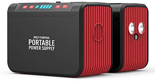 SSCYHT 20000mAh Portable Power Station Solar Generator Backup Power Supply with AC/DC/3 USB/QC 3.0/Type-C Outputs Outdoor Emergency Lithium Battery Pack for Camping Fishing Hunting,110V