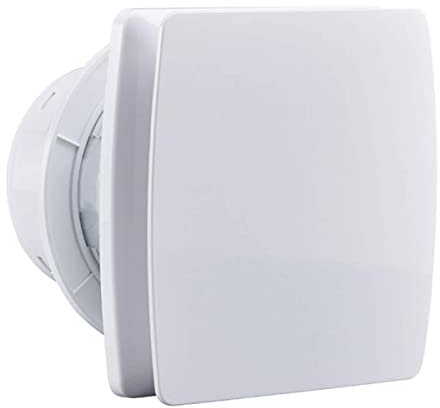 ksamwjf Extractor Ventilador Silencioso Baño 150 Mm Blanco Extractor Cocina Estándar, Válvula Antirretorno Protección IPX4