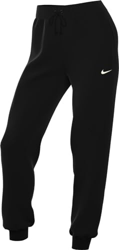 Nike FZ7626-010 W NSW PHNX FLC MR Pant STD Pants Mujer Black/Sail Tamaño XXL