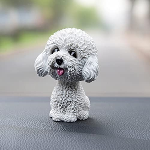 Rurunklee Auto Wackelpuppe Niedliche Hundeornamente Schütteln Wackelkopf Hunde Welpen Auto Innen Armaturenbrett Dekoration Kreative Geschenke für Auto Zuhause Schreibtisch Docoration