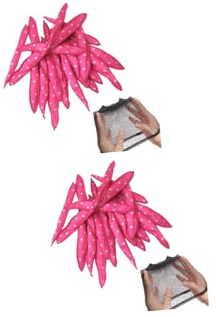 MAGICLULU 2 Sets Lockenwickler Mit Schwammrollen Styling Für Frauen Und Mädchen Material 20 Stück * 2