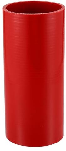 X AUTOHAUX 1 Pz 80mm 3.1 ID 200mm 7.85 Lunghezza 0 Gradi Rosso Auto Silicone Tubo Refrigerante Tubo Universale