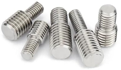 Bolzenschraube mit Doppelgewinde Vollgewinde 1/2/5 Stück Stecker auf Stecker M3 bis M4 bis M6 bis M8-20 304 A2 Edelstahl-Gewindeadapter Außengewinde Doppelkopf-Übertragungsschraubenbolzen (Größe: 5 St