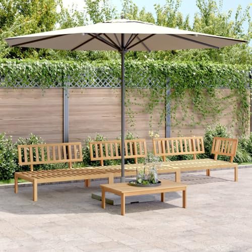 Juroupi 4-TLG. Garten-Sofagarnitur aus Paletten GartenmöBel Set Sitzgruppe Outdoor Lounge Sofa Outdoor Garten MöBel Massivholz Akazie - 3209302