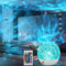 Proyector LED de Cielo Estrellado 3D Con 16 Efectos de Iluminación y Mando a Distancia - Galaxia, Llama, Luz Nocturna Para Adultos y Niños