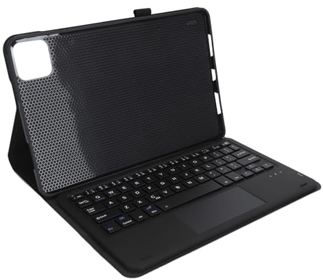 VELATEMOR Étui de Protect pour Clavier, étui pour Clavier de Tablette avec Trackpad, étui pour Clavier en PU à Adhérence Magnétique, Housse de Support en PU Détachable Portable. 11 Pouces
